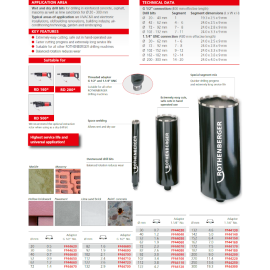 Carota beton 400 mm Rothenberger