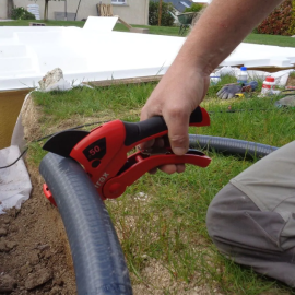 Foarfeca tevi pvc pehd ppr pex 50 mm Virax 215050