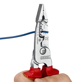 Patent multifunctional Wirestripper VDE Knipex 13 76 200 ME