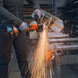 Polizor cu acumulator Fein CCG 18-125-15 AS