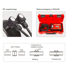 Aparat sudură prin electrofuziune Rofuse Sani 160 mm