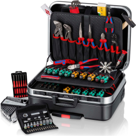 Trusa de scule pentru mecanici auto 90 piese Knipex 00 21 06 M, echipata cu scule profesionale